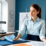 **

"A professional fashion designer in a well-lit studio, surrounded by sketches and fabric samples. She is wearing a modest, stylish outfit, fully clothed, appropriate attire. In the background, a 3D printer is creating a garment. The scene evokes innovation and creativity. Safe for work, perfect anatomy, natural proportions, high resolution, professional photography."

**